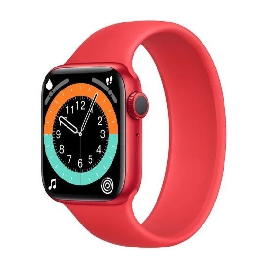SMARTWATCH RELOJ INTELIGENTE T500 + MAX SERIE 7 2022 ROJO-0