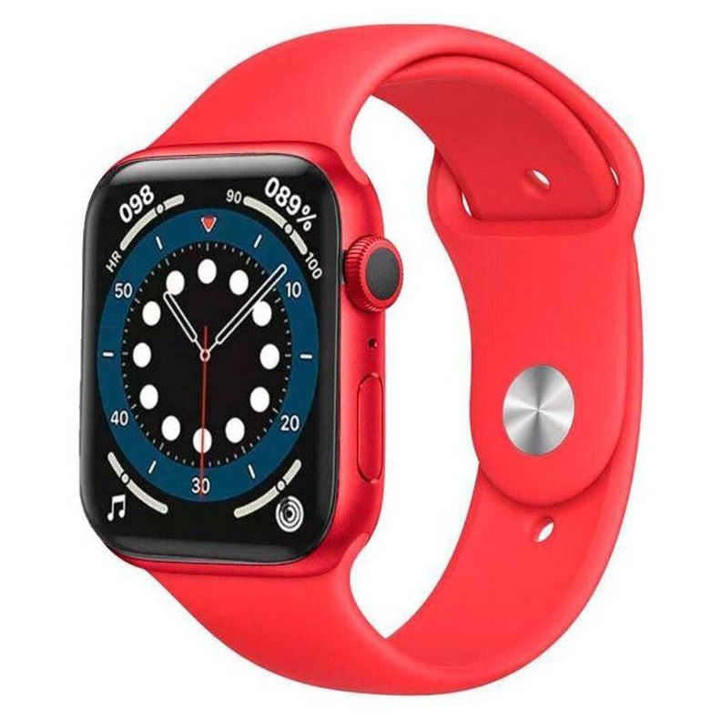 SMARTWATCH RELOJ INTELIGENTE T500 + MAX SERIE 7 2022 ROJO-1