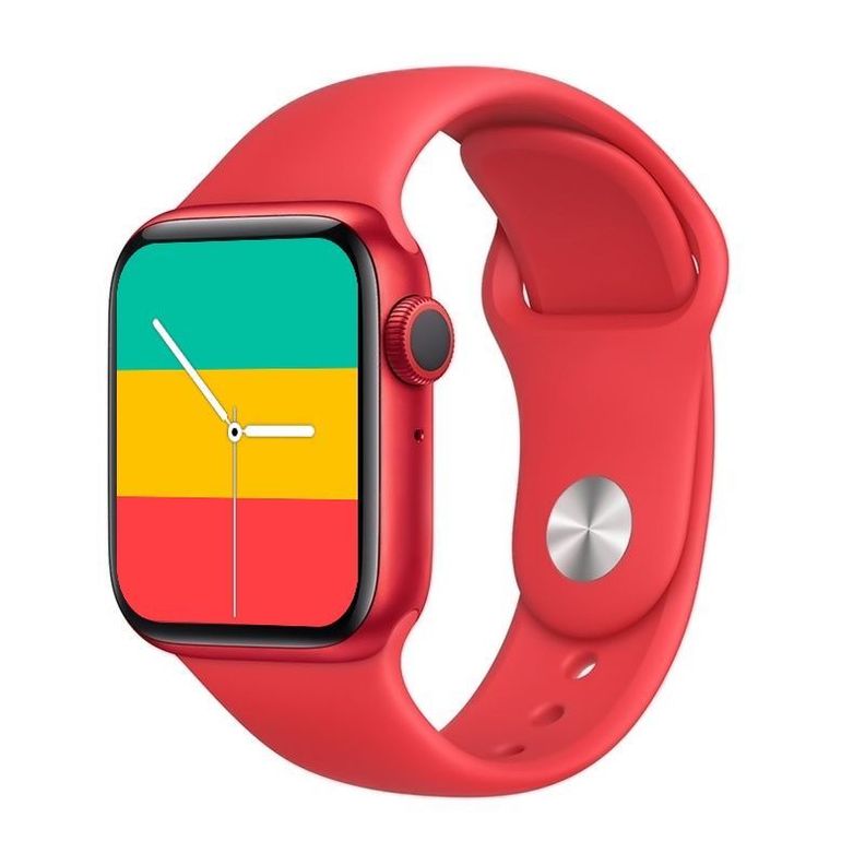 SMARTWATCH RELOJ INTELIGENTE T500 + MAX SERIE 7 2022 ROJO-2