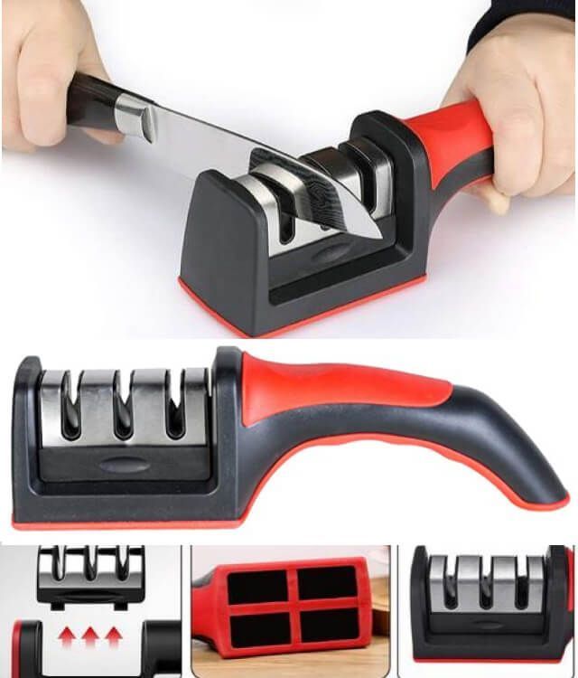 AFILADOR DE CUCHILLO ERGONÓMICO DE ACERO INOXIDABLE-2