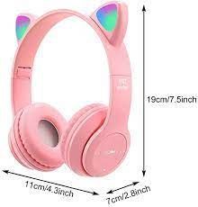 Audífonos Inalámbricos Bluetooth Oreja De Gato P47 Luz Rgb-1
