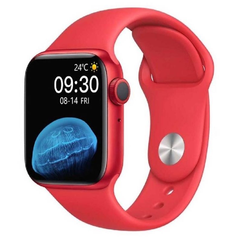 SMARTWATCH RELOJ INTELIGENTE HW22  - ROJO-0