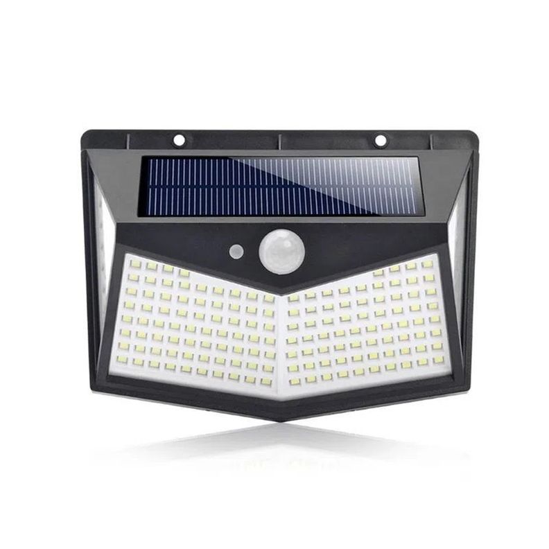 Foco Solar Exterior 212 Led Con Sensor De Movimiento-0