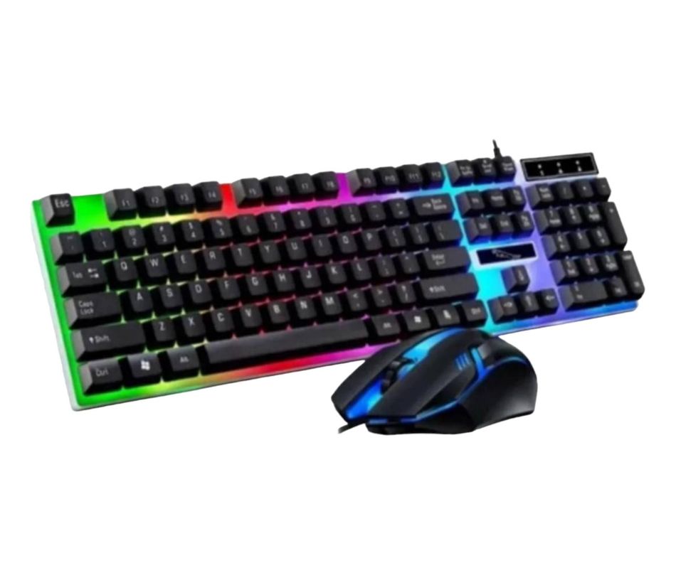 Kit Gamer Teclado y Mouse - Negro-1