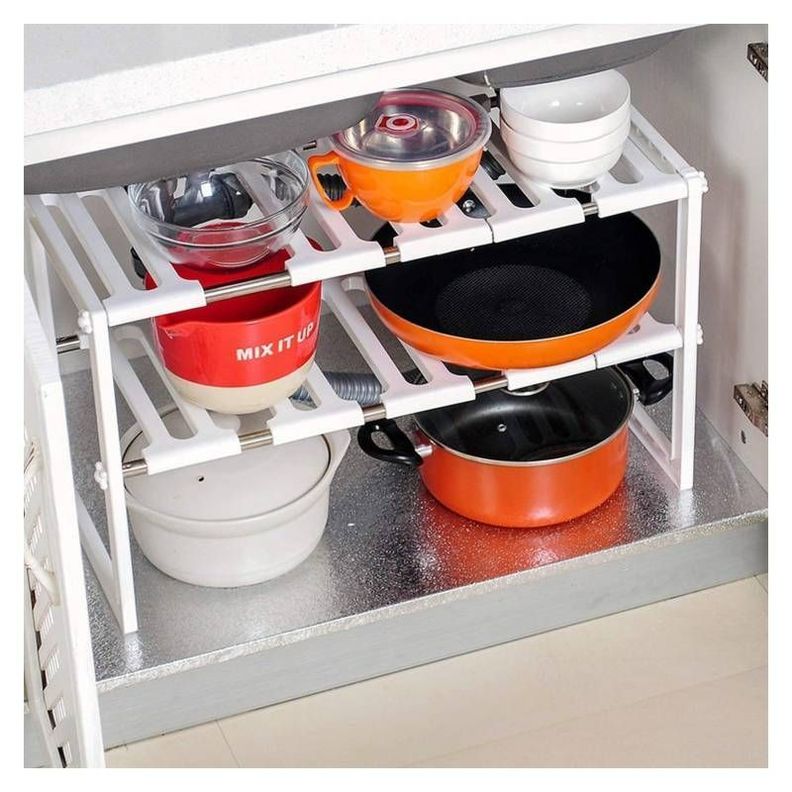 Rack Estante Ajustable Organizador Multiuso Cocina o Baño-1
