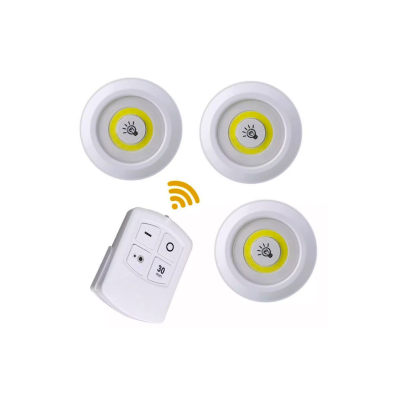 SET 3 LUCES LED CON CONTROL REMOTO-1