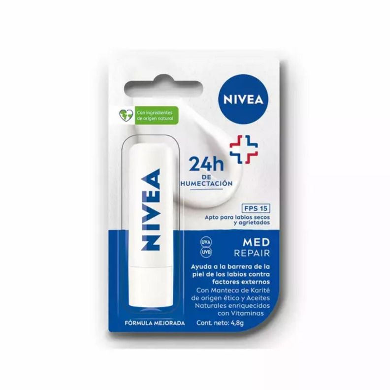 Pack Bálsamos labiales Med Repair Nivea-1