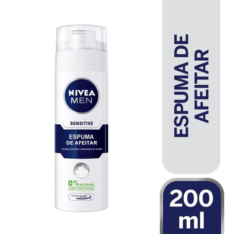 Espuma De Afeitar Nivea Men Sensitive 200ml