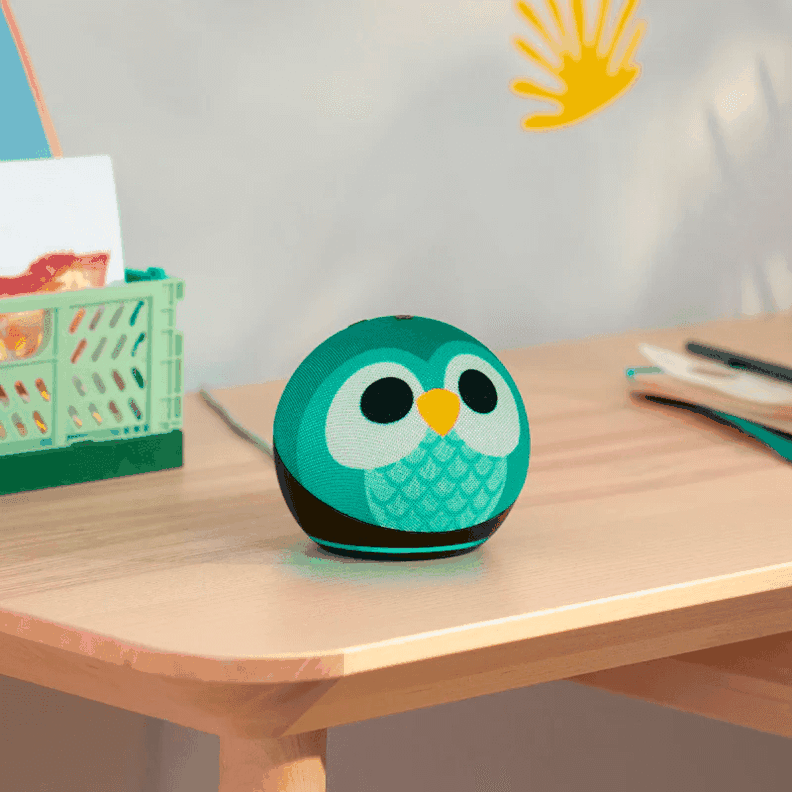 Amazon Echo Dot 5 Generación Edición Infantil Diseño Buho-3