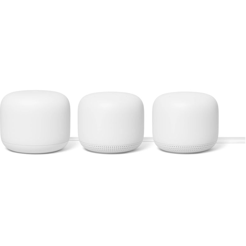 Sistema Wi-fi Mesh Router Google Nest Snow Pack 3 Unidades-0