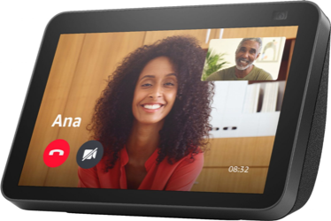 Amazon Echo Show 8 Negro Con Alexa Compatible Con Apps De Streaming-1