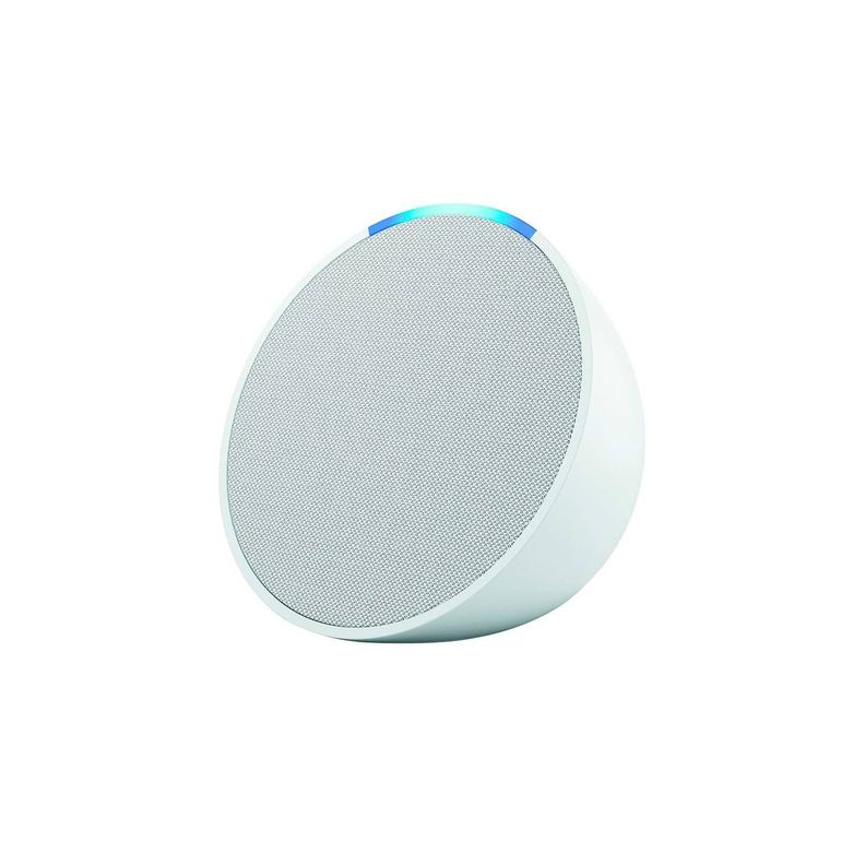 Amazon Echo Pop Parlante Asistente Virtual Blanco-0