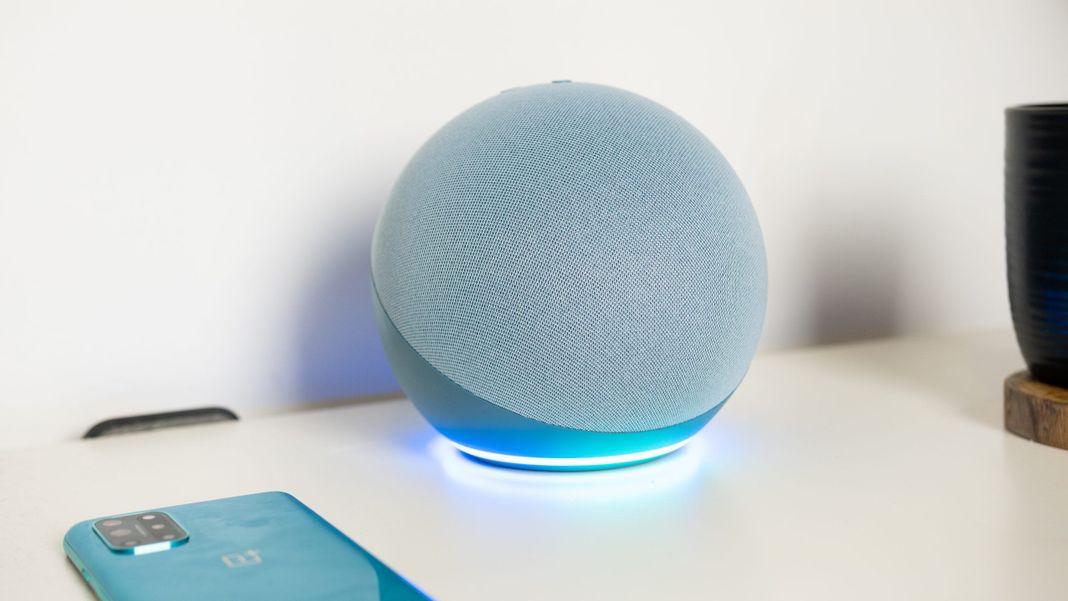 Amazon Echo 4th Gen Más Grande Mejor Sonido Azul Con Alexa-3