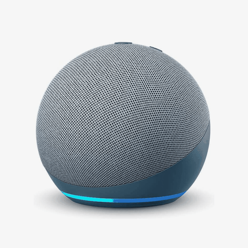 Amazon Echo 4th Gen Más Grande Mejor Sonido Azul Con Alexa-0