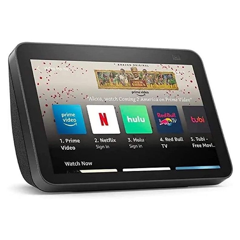 Amazon Echo Show 8 Alexa 2nd Segunda Gen Negro Apps Streaming-0