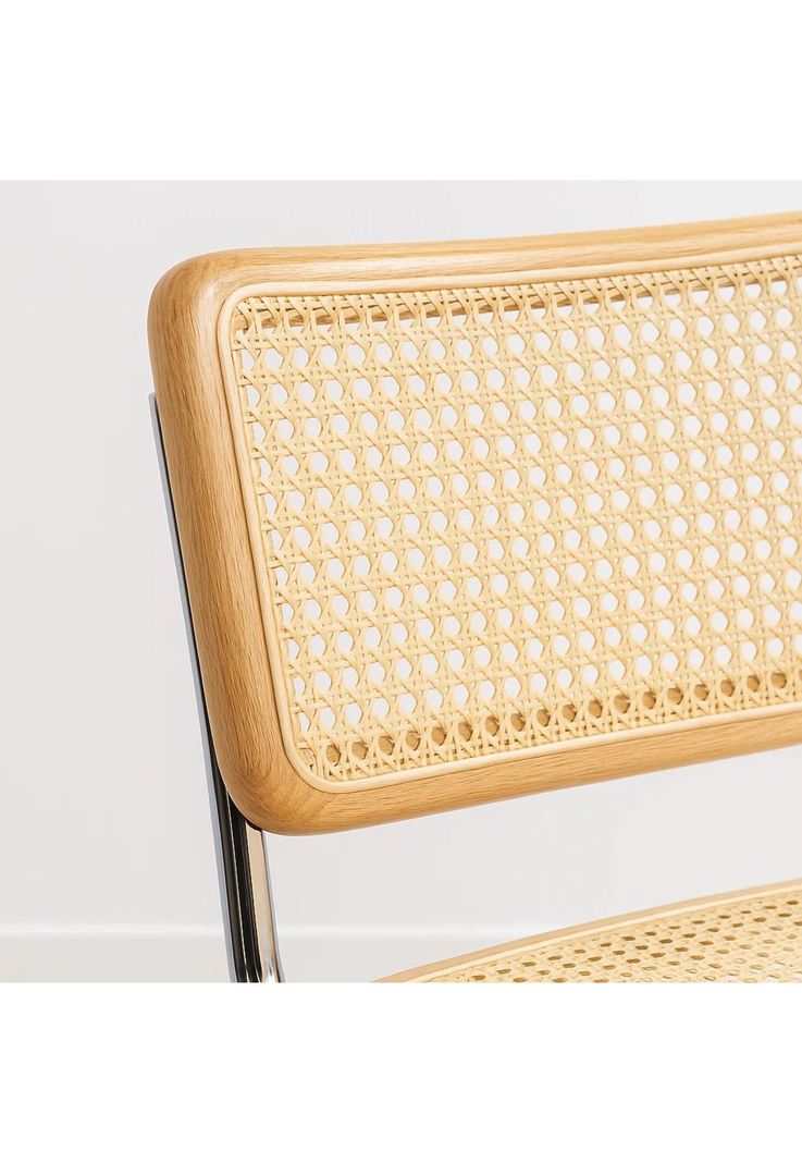 Silla Breuer Madera y Rattan - Madera-5