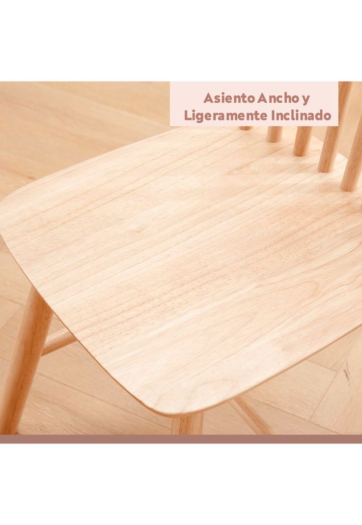 Silla Windsor Madera - Natural-7