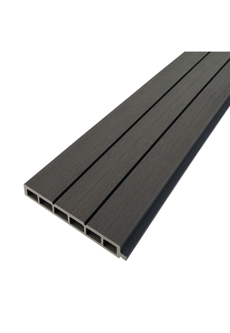 Pack de 5 Revestimientos Siding WPC exterior Color Gris Azul-0