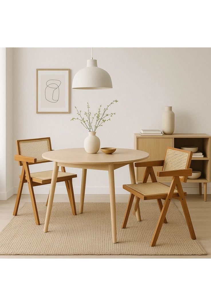 Silla Sitial Butaca Chandigarh Madera Rattan Natural-2