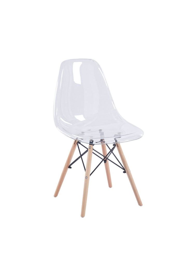 Silla Eames Acrílico Ultraresistente Transparente-0