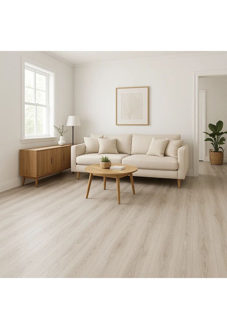 Pack de 12 Pisos Vinilico SPC Color Gris Claro-2