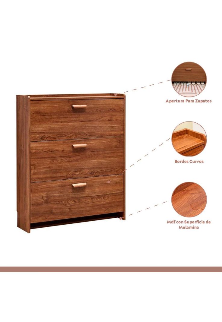 Zapatero wood 3 niveles-2