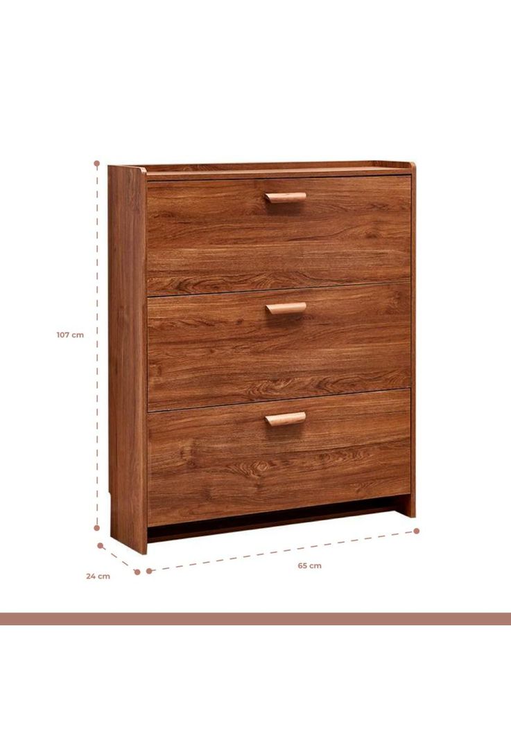 Zapatero wood 3 niveles-3