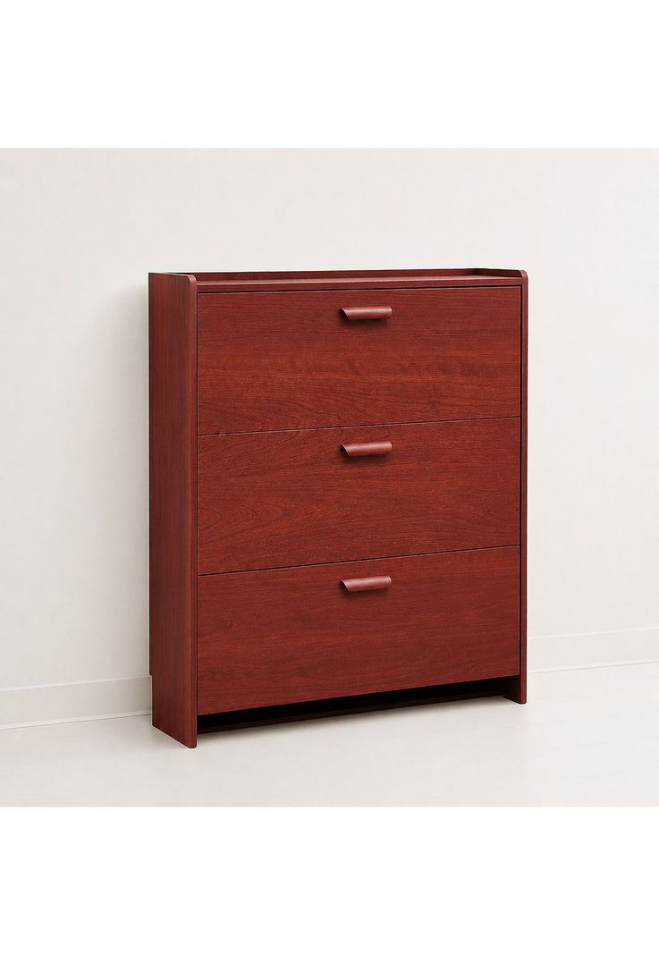 Zapatero wood 3 niveles Cafe