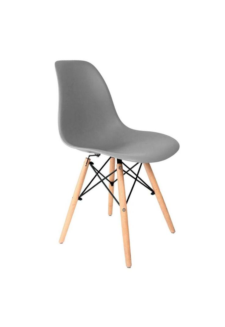 Silla Eames - Gris Claro-0