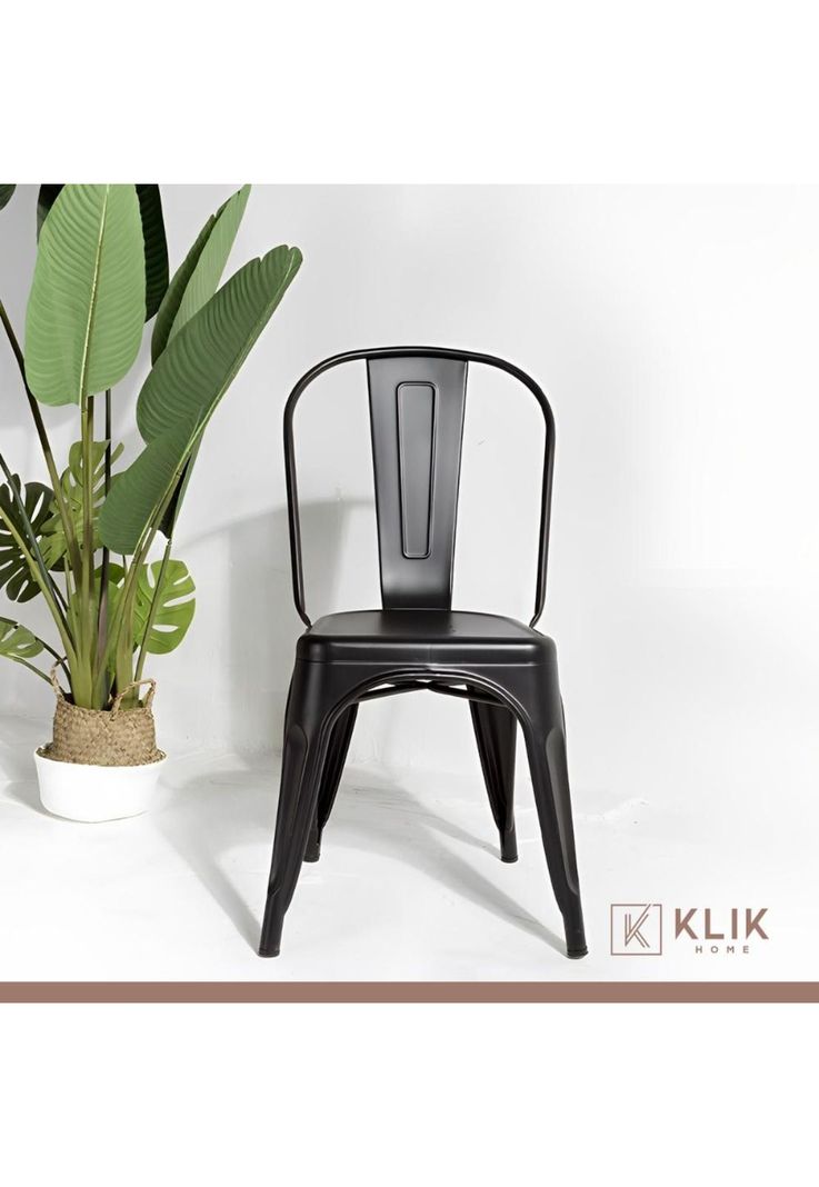 Pack de 4 Sillas Tolix Negras-1