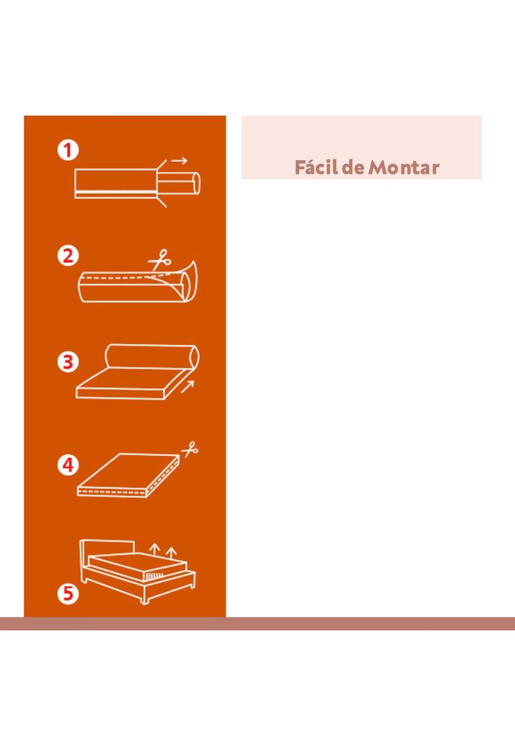 Colchón KLIK Home Primera Capa Foam y Resortes Pocket Spring 1 Plaza-4