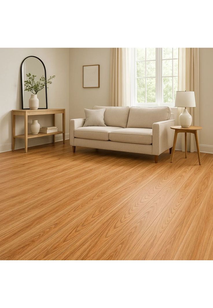 Pack de 12 Pisos Vinilico SPC Color Madera Clara-1