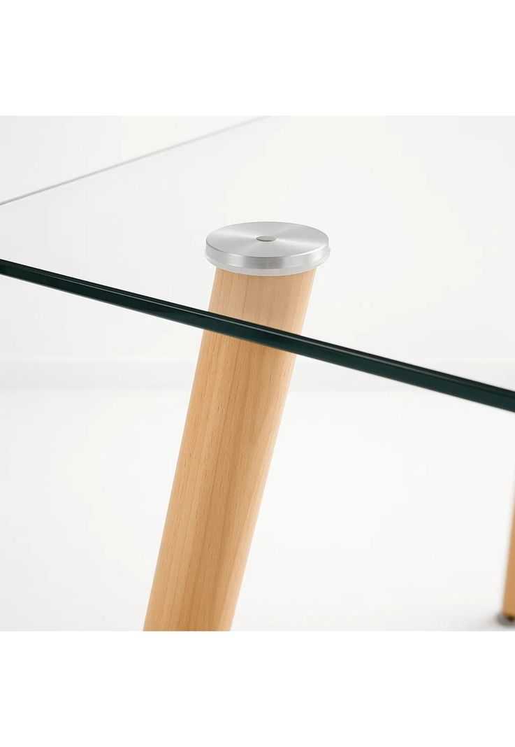 Mesa de Comedor Vidrio Rectangular 120x80-5