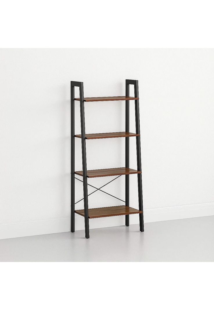 Estanteria Industrial Loft Rack 4 Pisos 34,5x56x138.5 Cafe