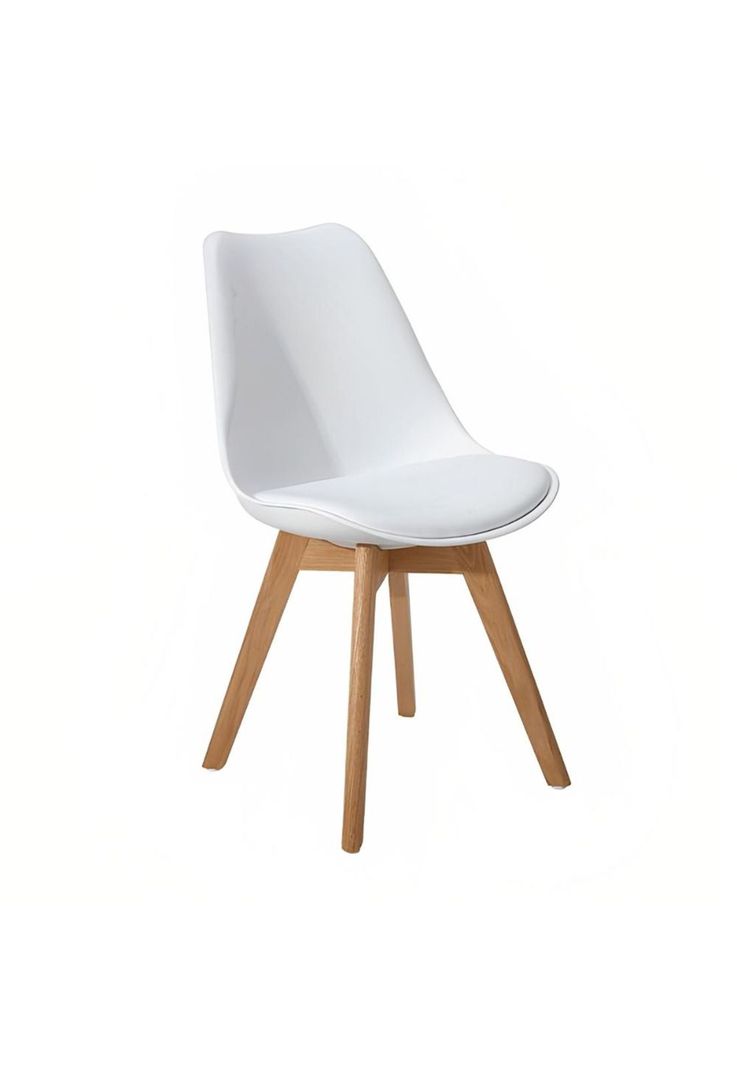 Silla Tulip Acolchada - Blanca-0