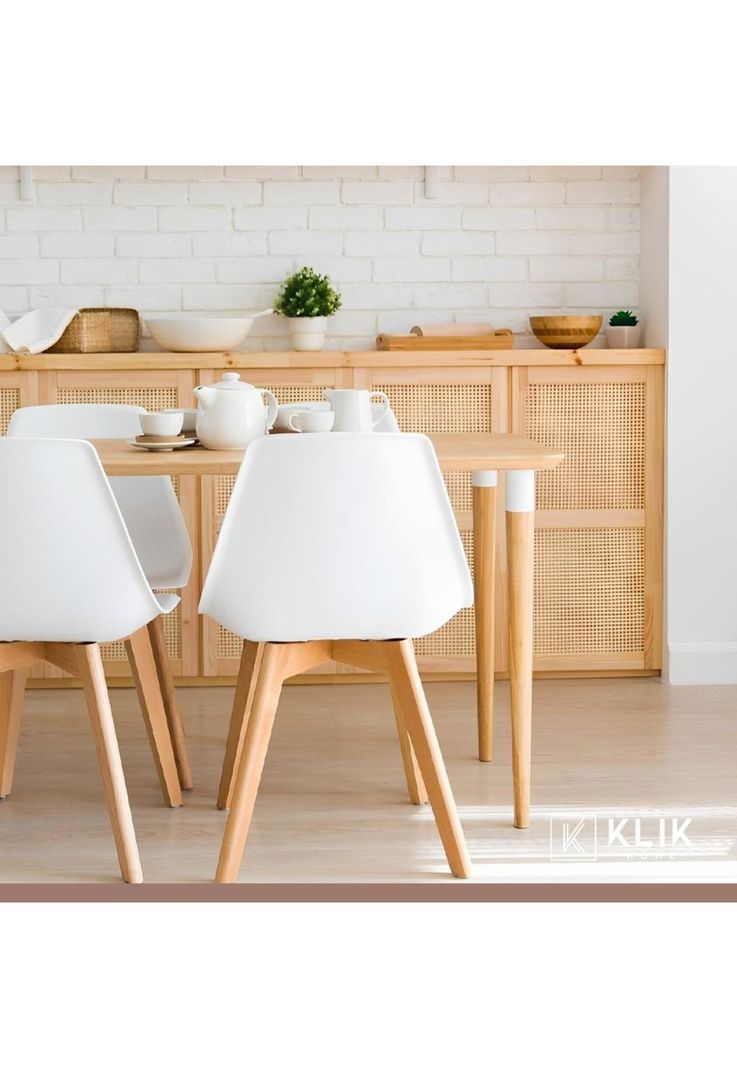 Silla Tulip Acolchada - Blanca-7