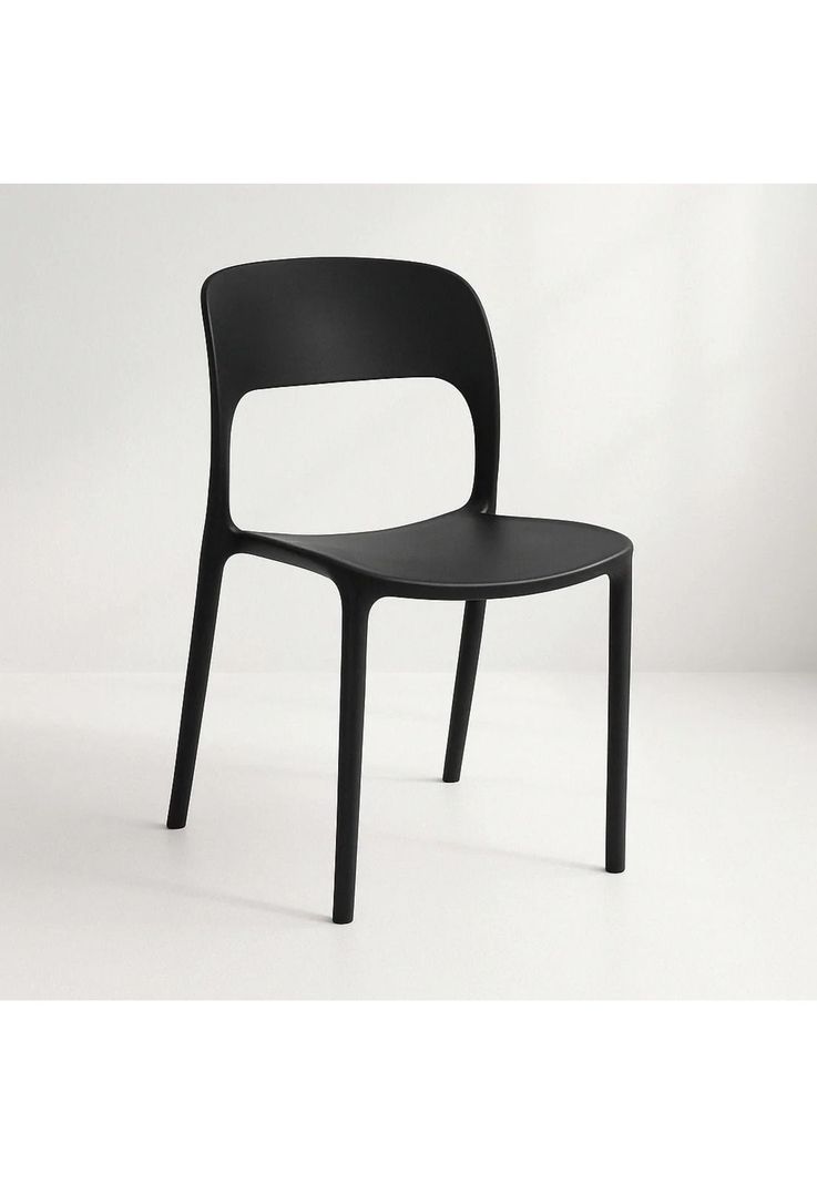 Silla de Comedor o Terraza Alto Tráfico Kentucky - Negra-0