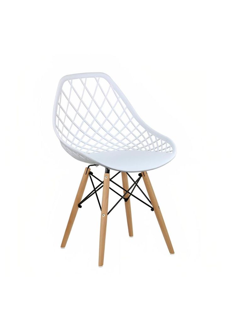 Silla Eames Enrejado Mesh - Blanca-0