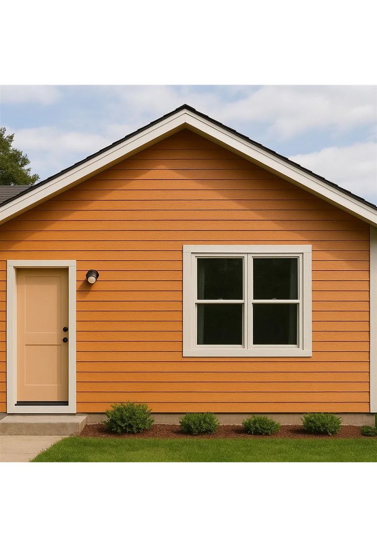 Pack de 5 Revestimientos Siding Plano WPC exterior Color Madera-2