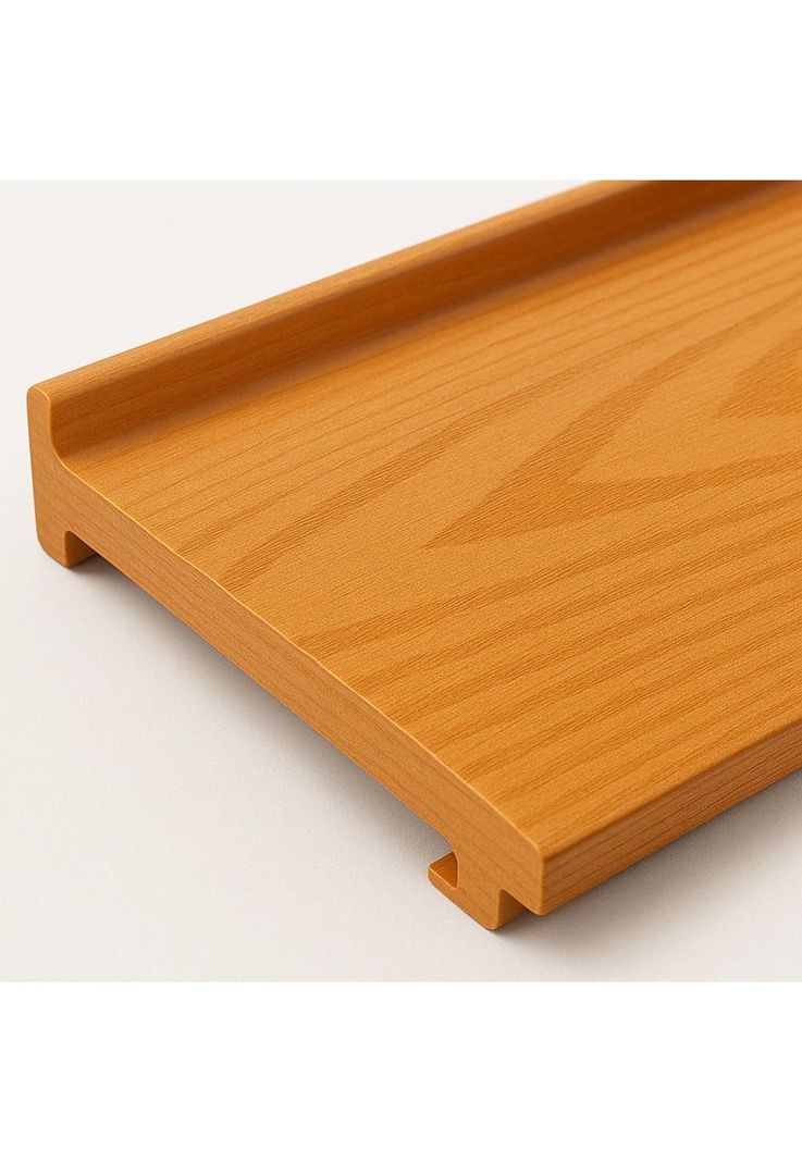 Pack de 5 Revestimientos Siding Plano WPC exterior Color Madera-5
