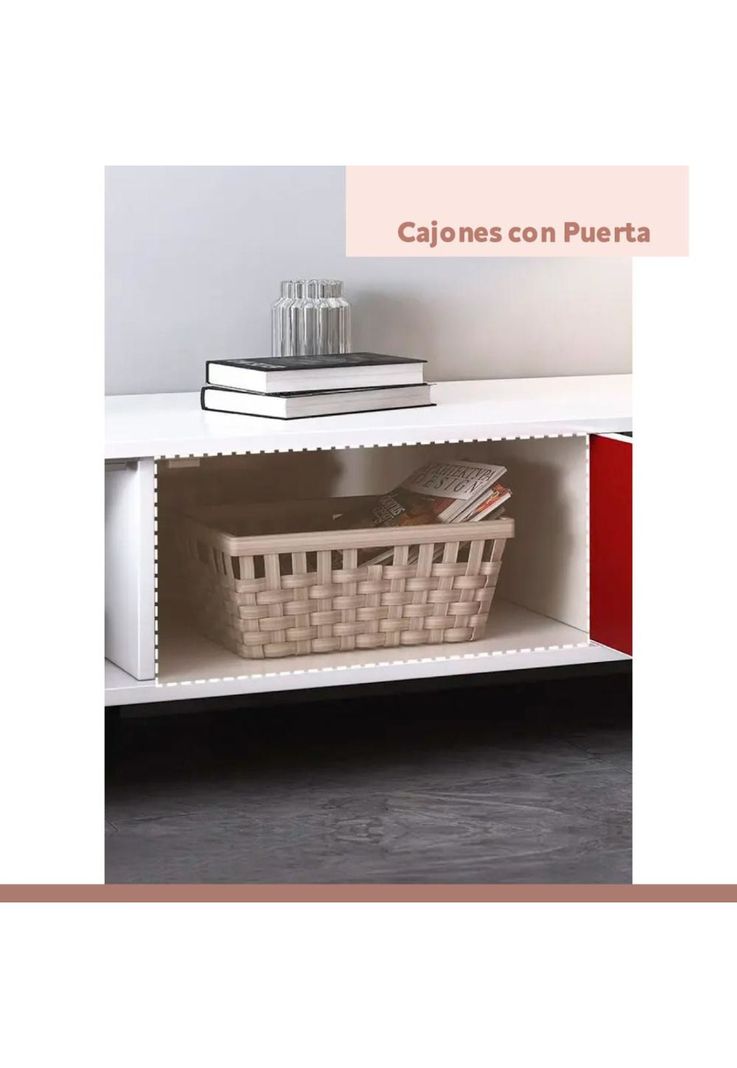 Rack de TV o Buffet con Cajones Alpine-4