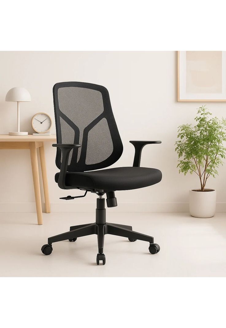 Silla de Oficina Ergonómica Nova Mesh - Negra-1