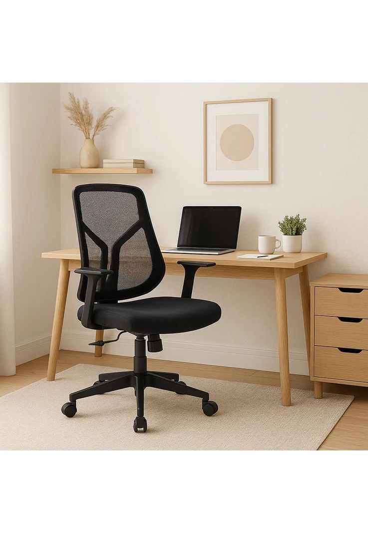 Silla de Oficina Ergonómica Nova Mesh - Negra-2