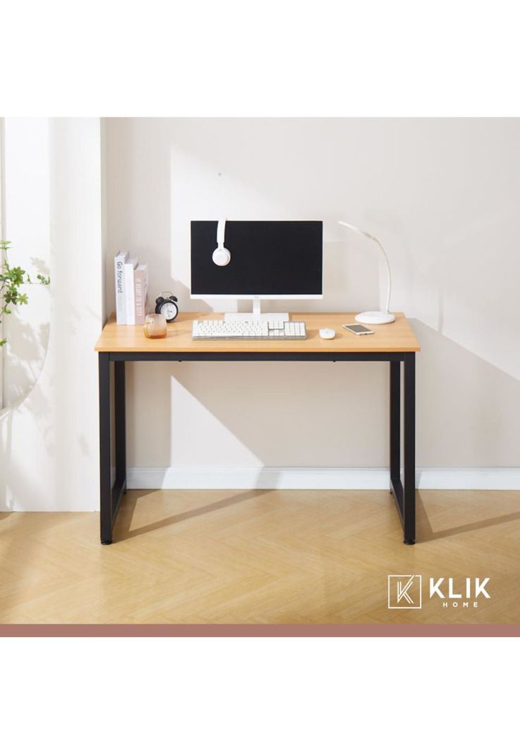 Escritorio Industrial Home Office - Madera Clara-1
