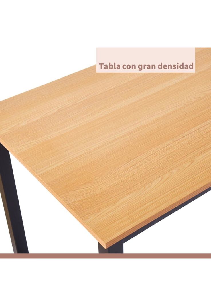 Escritorio Industrial Home Office - Madera Clara-5