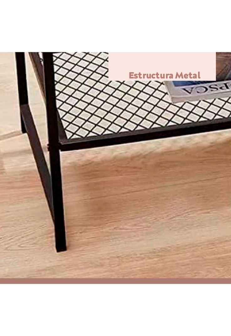 Set de Mesas de Centro Industrial en MDF - Diseño Dúo Modular-6