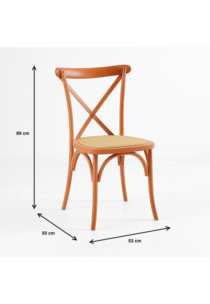 Silla Crossback Madera Rattan Natural-3