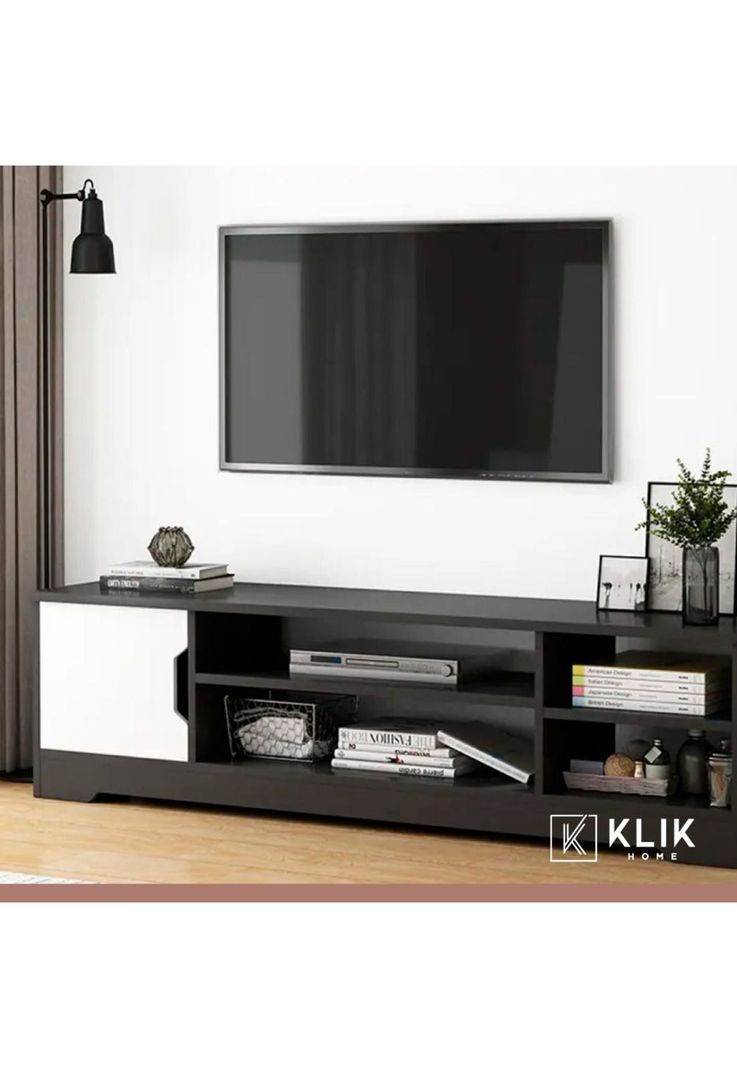 Rack de TV o Buffet con Cajones Night Black-7