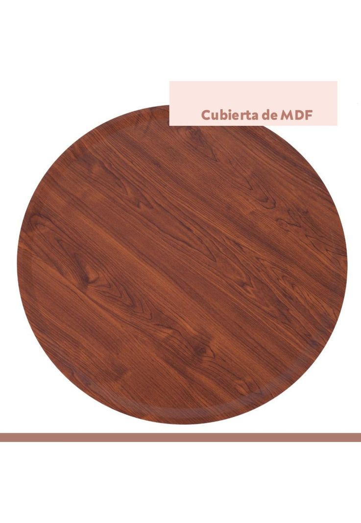 Mesa de centro trabajo y cafe - Madera Oscura Walnut-4