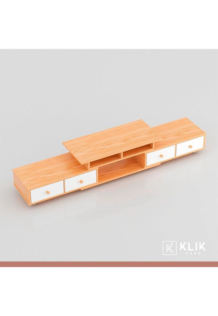 Rack TV Extendible Cuatro Cajones-7